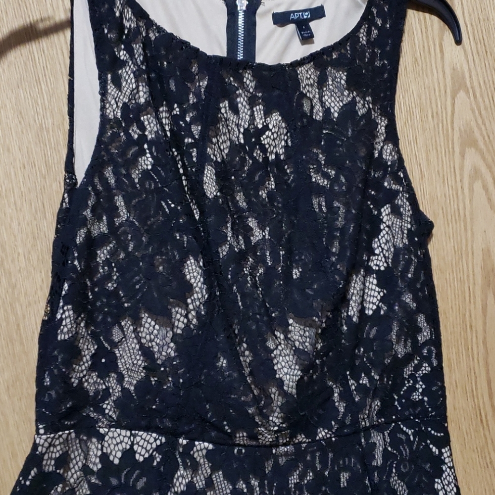 Black lace dress